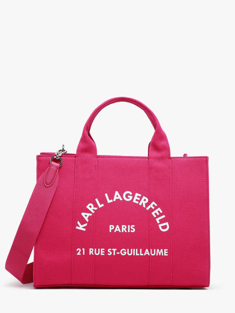 Sac à Main Rsg Coton Karl lagerfeld Rose rsg 240W3892