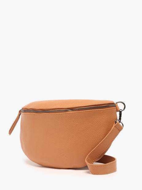 Sac Banane Caviar Cuir Milano Marron caviar CA21123 vue secondaire 2