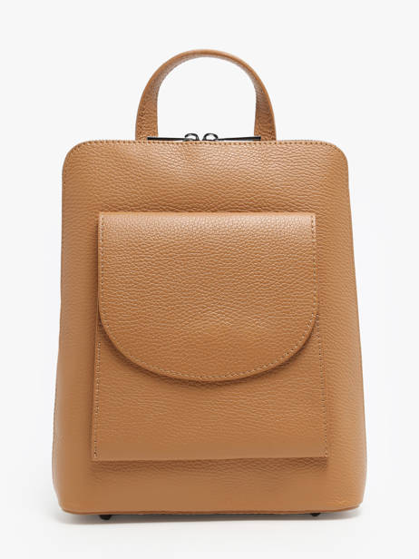 Sac à Dos Et épaule Milano Marron caviar CA240615