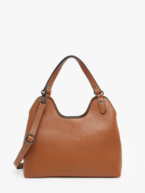 Sac à Main Caviar Cuir Milano Marron caviar CA24067