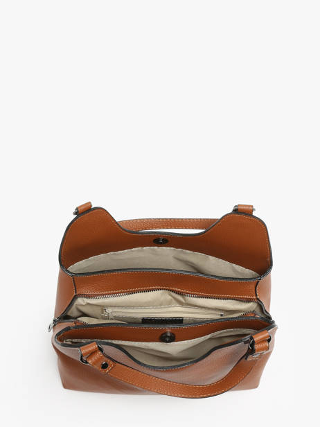 Sac à Main Caviar Cuir Milano Marron caviar CA24067 vue secondaire 3