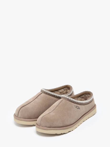 Chaussons En Cuir Ugg Beige men 5950 vue secondaire 1