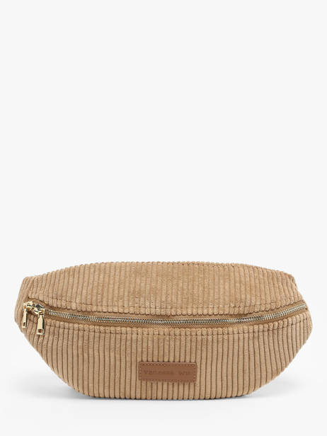 Sac Banane Vanessa wu Beige velours MA0112