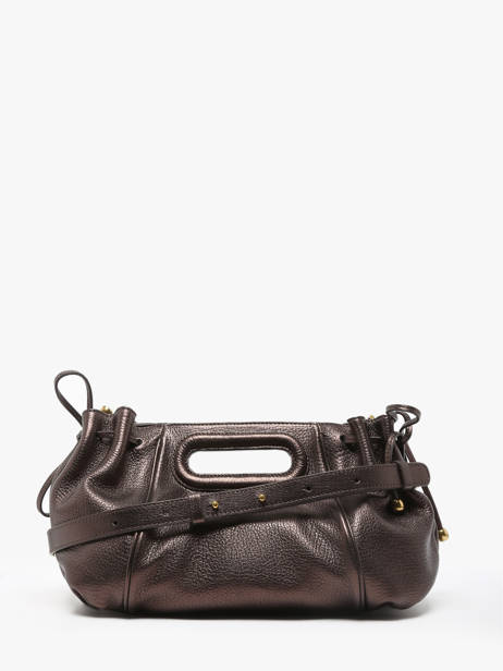 Sac Bandoulière Gun Metal Cuir Gerard darel Marron gun metal DAS08446 vue secondaire 3