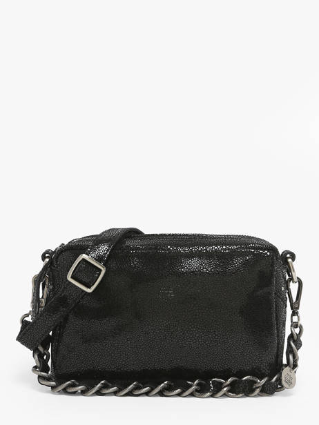 Sac Bandoulière Vintage Cuir Mila louise Noir vintage 23673BB