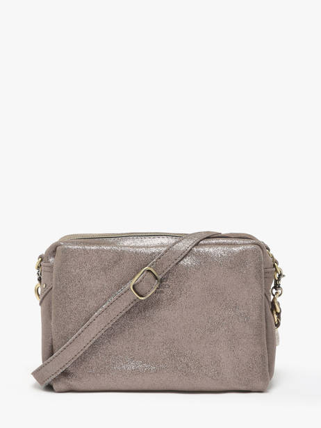 Sac Bandoulière Mama Cuir Mila louise Gris vintage 23673X vue secondaire 4