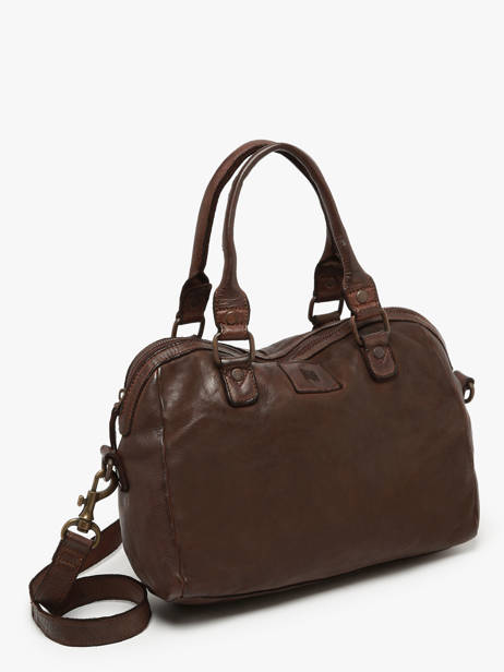 Sac Porté Main Heritage Cuir Biba Marron heritage BT1 vue secondaire 1