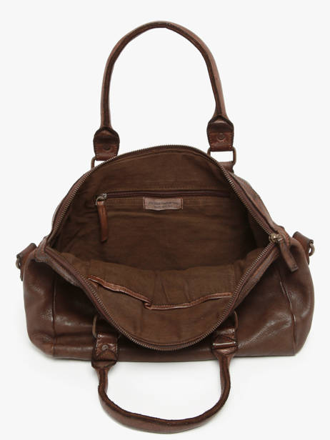 Sac Porté Main Heritage Cuir Biba Marron heritage BT1 vue secondaire 2