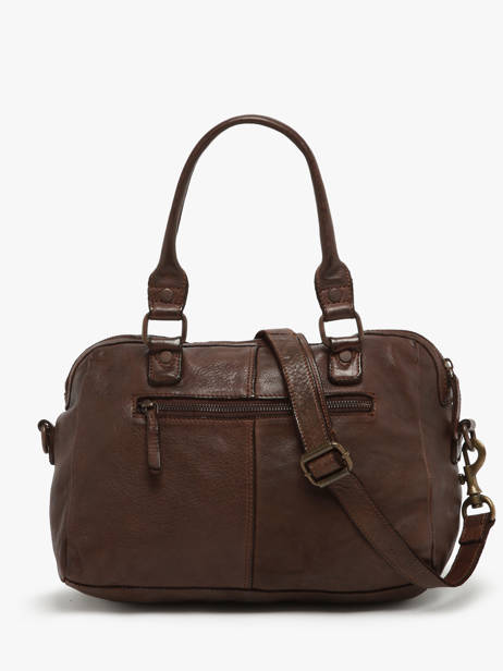 Sac Porté Main Heritage Cuir Biba Marron heritage BT1 vue secondaire 3