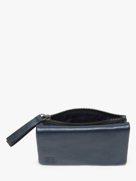 Portefeuille Cuir Biba Bleu wallet SFM4L vue secondaire 2