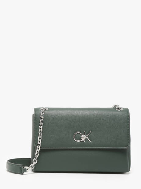 Sac Bandoulière Re-lock Calvin klein jeans Vert re-lock K612554