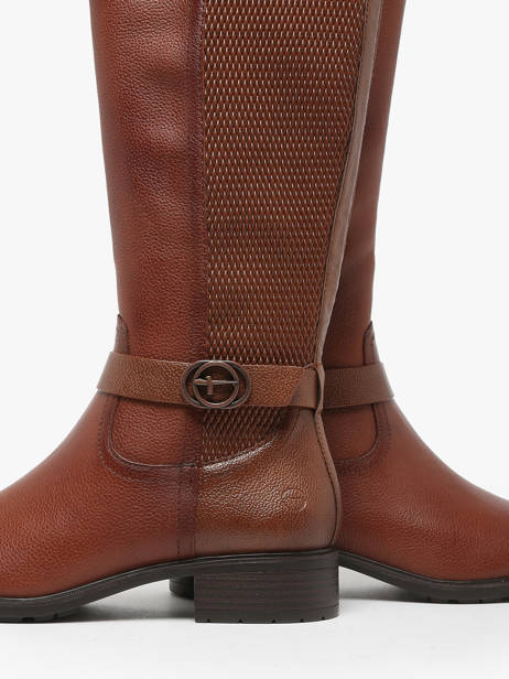 Bottes Cavalières En Cuir Tamaris Marron women 43 vue secondaire 3