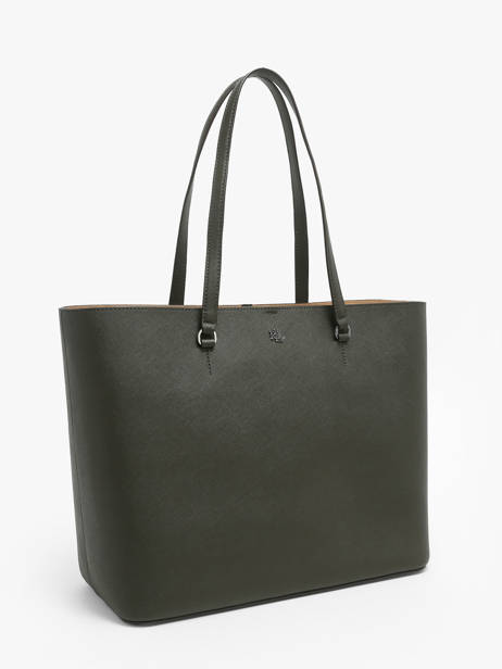 Sac Cabas Karly Cuir Lauren ralph lauren Vert karly 31911655 vue secondaire 2