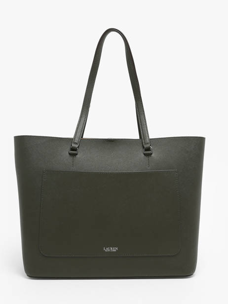 Sac Cabas Karly Cuir Lauren ralph lauren Vert karly 31911655 vue secondaire 4