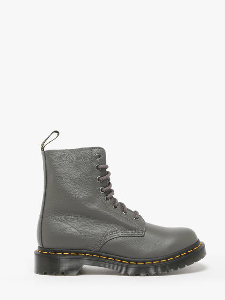 Bottines 1460 Pascal En Cuir Dr martens Gris women 31693029