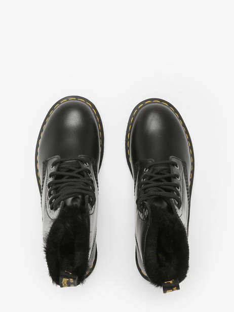 Bottines 1460 Serena En Cuir Dr martens Noir women Boots 1460 Serena Doublées de Fourrure Synthétique vue secondaire 3