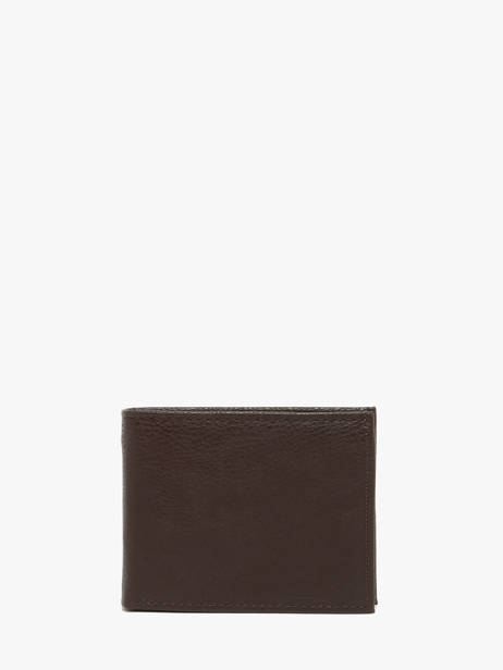 Portefeuille Porte-monnaie Cuir Miniprix Marron essentiel 8875 vue secondaire 3