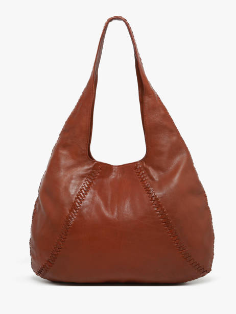 Sac Porté épaule Milan Cuir Basilic pepper Marron milan BMIL01