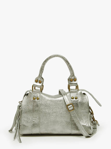 Sac Bandoulière Nine Cuir Milano Argent nine NI24091 vue secondaire 4