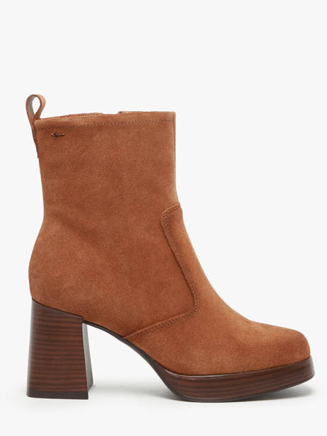 Bottines En Cuir Tamaris Marron women 43