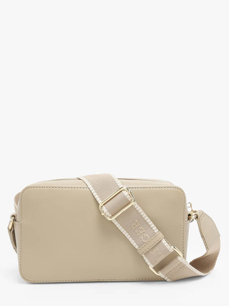 Sac Bandoulière Th Monotype Polyurethane Tommy hilfiger Beige th monotype AW16439 vue secondaire 4