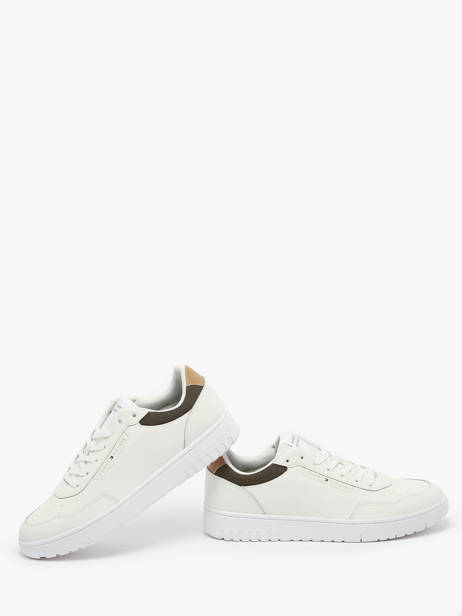 Sneakers En Cuir Tommy hilfiger Blanc men 5369YBL vue secondaire 2