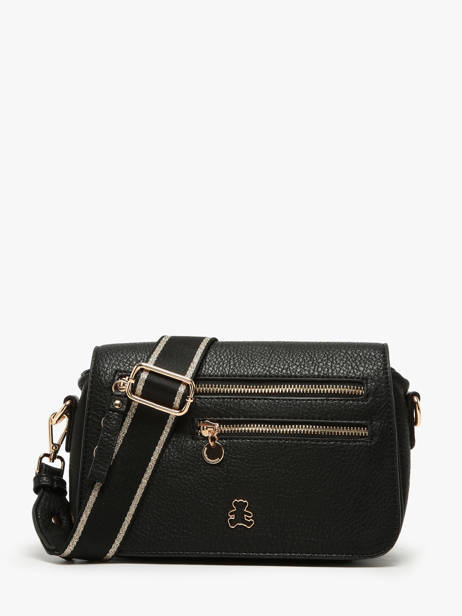 Sac Bandoulière Zip Lulu castagnette Noir zip WILDAN