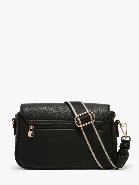 Sac Bandoulière Zip Lulu castagnette Noir zip WILDAN vue secondaire 3