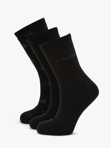 Chaussettes Calvin klein jeans Noir socks women 71229444