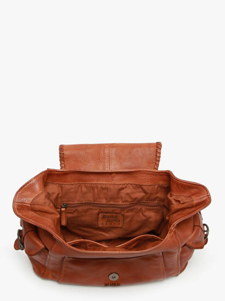 Sac Bandoulière Utility Cuir Basilic pepper Marron utility BUTI08 vue secondaire 3