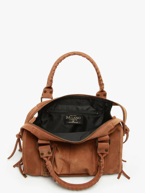 Sac Porté épaule Velvet Milano Marron velvet VE24094 vue secondaire 3