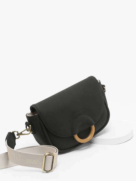 Sac Bandoulière S Crocus Woomen Noir crocus WCRO03 vue secondaire 2