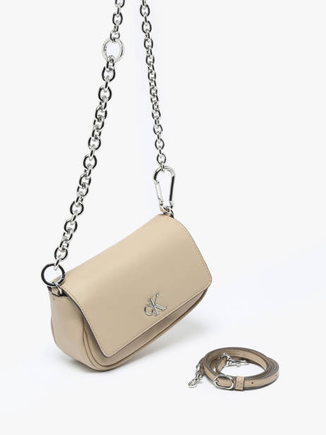 Sac Bandoulière Minimal Mono Polyester Calvin klein jeans Marron minimal mono K613049 vue secondaire 2