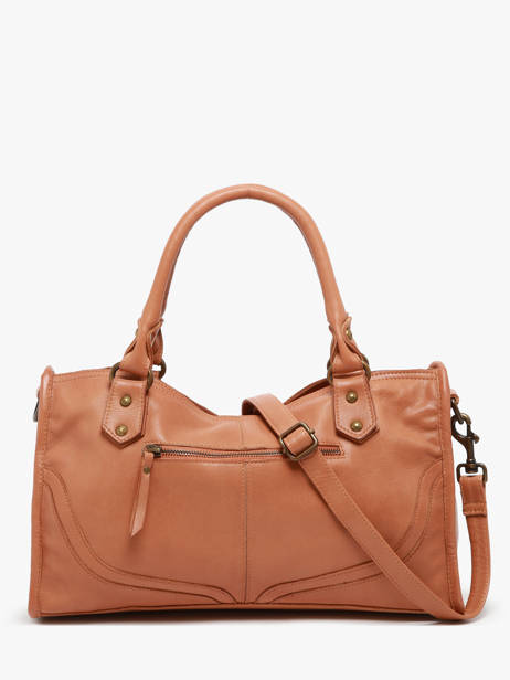 Sac à Main Glam Eyelet Cuir Basilic pepper Marron glam eyelet BGLE22 vue secondaire 4