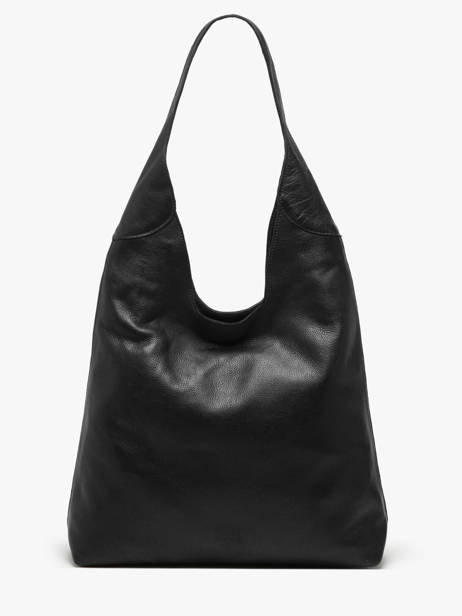 Sac Porté épaule Cow Cuir Basilic pepper Noir cow BCOW2L