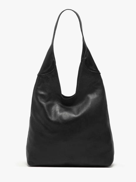 Sac Porté épaule Cow Cuir Basilic pepper Noir cow BCOW2M