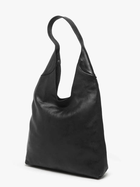 Sac Porté épaule Cow Cuir Basilic pepper Noir cow BCOW2M vue secondaire 2