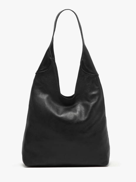 Sac Porté épaule Cow Cuir Basilic pepper Noir cow BCOW2M vue secondaire 4