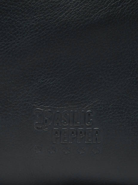 Sac Bandoulière Cow Cuir Basilic pepper Noir cow BCOW2S vue secondaire 5