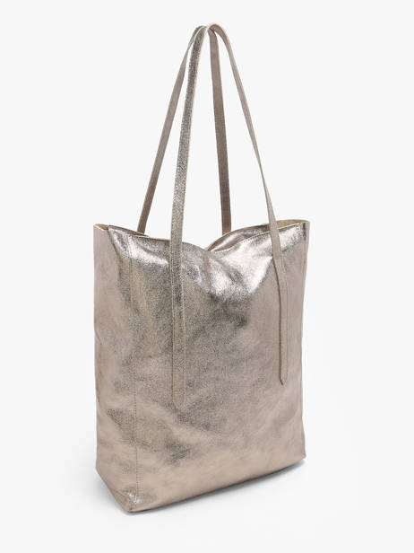 Sac Porté épaule A4 Nine Cuir Milano Marron nine NI24111 vue secondaire 2