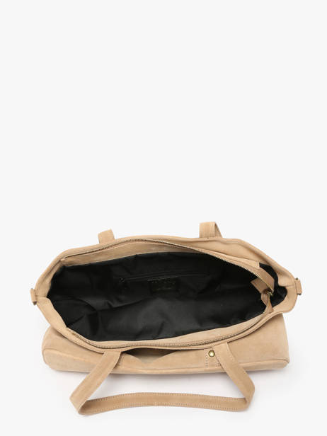 Sac Porté épaule Velvet Milano Beige velvet VE24113 vue secondaire 3