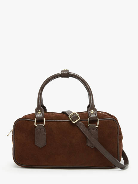 Sac Porté Main Velvet Caviar Cuir Milano Marron velvet caviar VC24112 vue secondaire 4