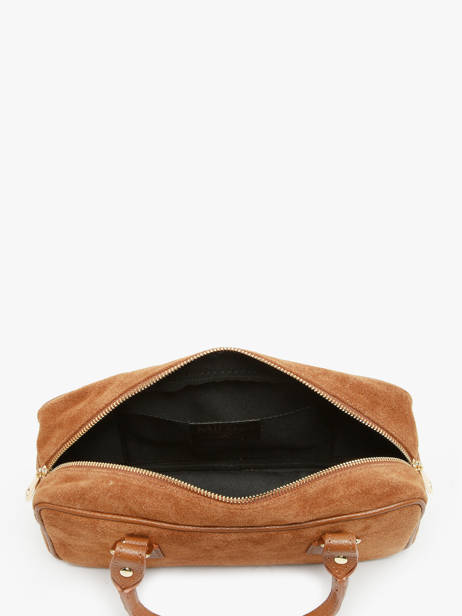 Sac Porté Main Velvet Caviar Cuir Milano Marron velvet caviar VC24112 vue secondaire 3