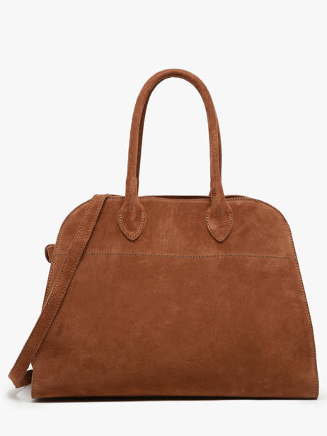 Sac Porté épaule Velvet Cuir Milano Marron velvet VE24118