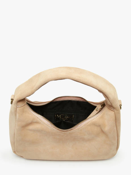 Sac à Main Velvet Cuir Milano Beige velvet VE24114 vue secondaire 3