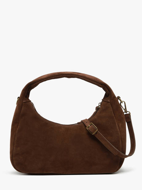 Sac à Main Velvet Cuir Milano Marron velvet VE24114 vue secondaire 4