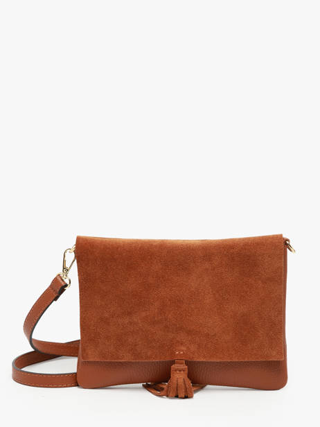 Sac Bandoulière Velvet Caviar Cuir Milano Marron velvet caviar VC24114