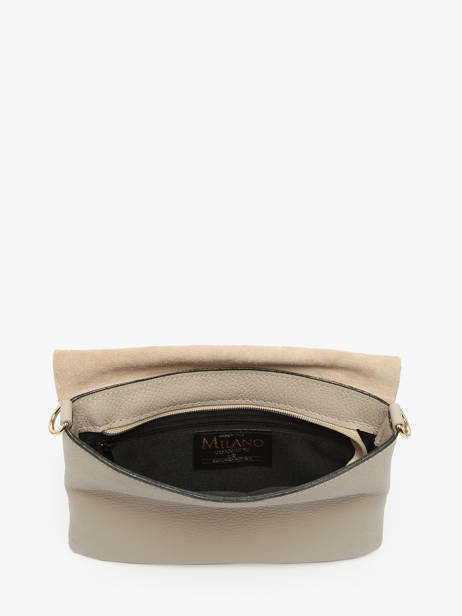 Sac Bandoulière Velvet Caviar Cuir Milano Beige velvet caviar VC24114 vue secondaire 3