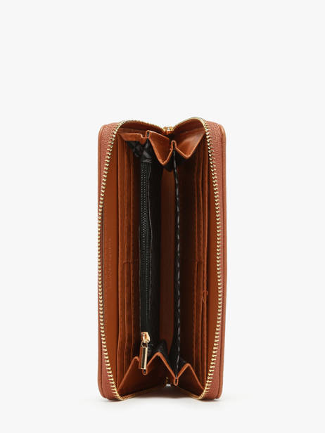 Portefeuille Lulu castagnette Marron zip CHRYS103 vue secondaire 1