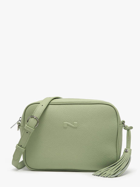 Sac Bandoulière Camera Bag Cuir Nathan baume Vert nathan 2